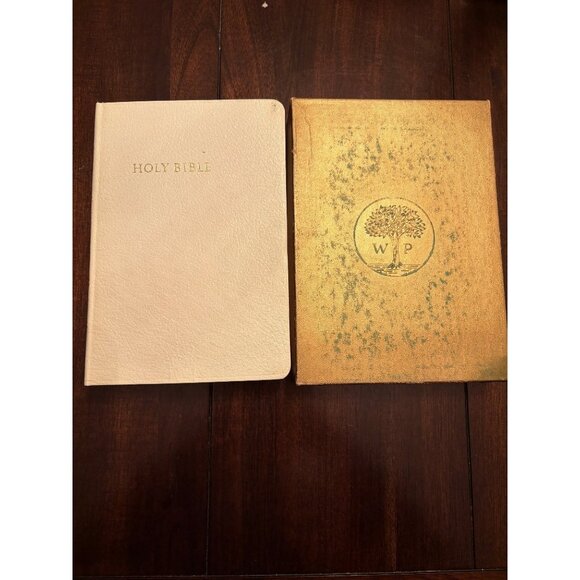 World Bible Student Text Edi King James Vers Red Letter White Imitation Leather - Picture 15 of 16